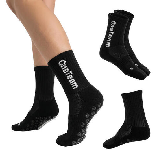 Chaussettes de football pour enfants OneTeam Precision Grip antidérapantes lot