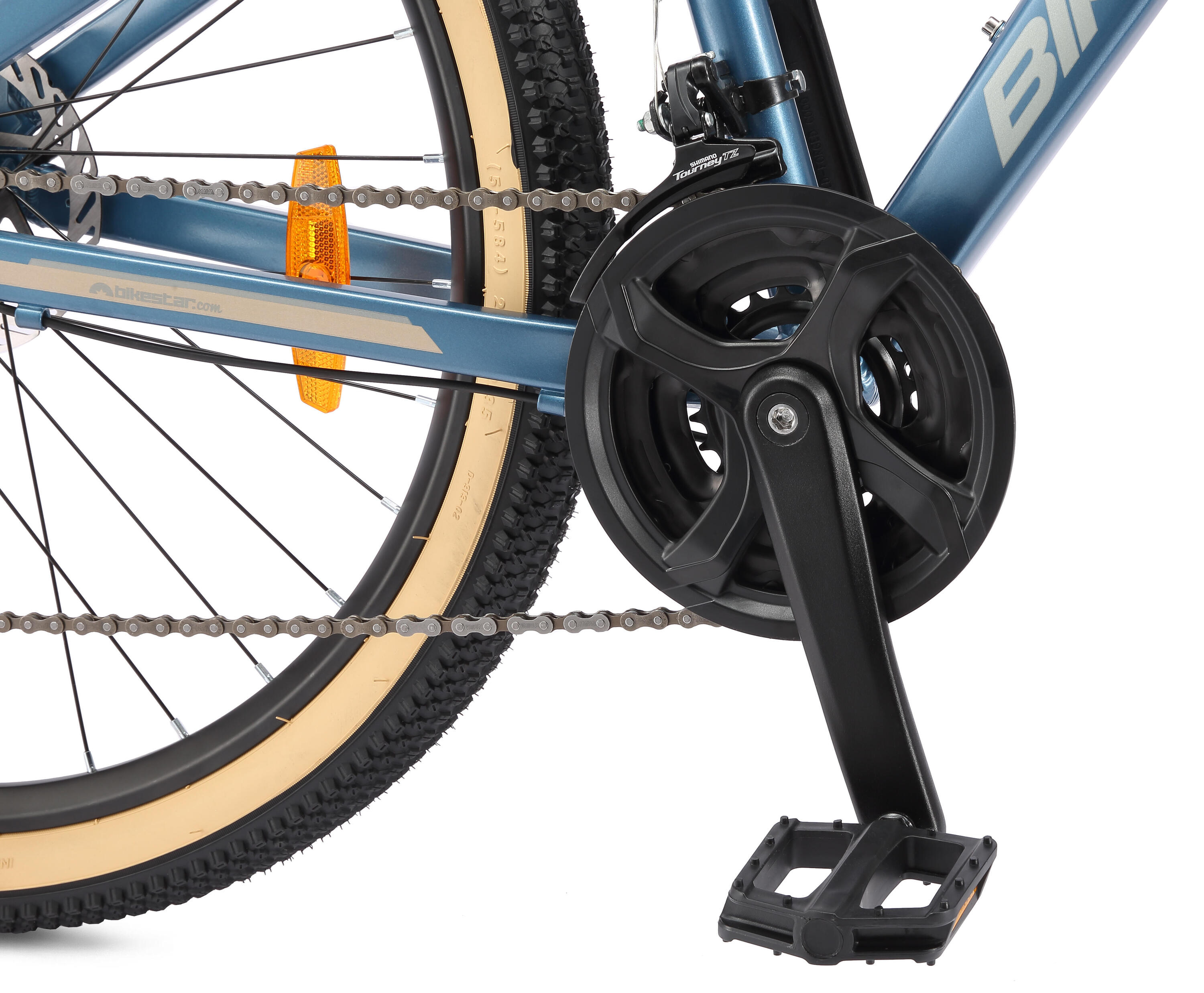 MTB fiets 27.5" aluminium, hardtail, 21 versnellingen, schijfremmen 6/7
