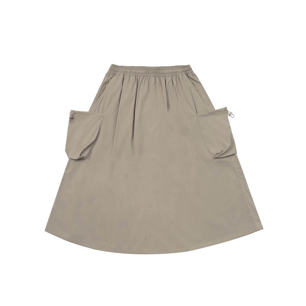 Casual Women's Outdoor Short Skirts - Beige