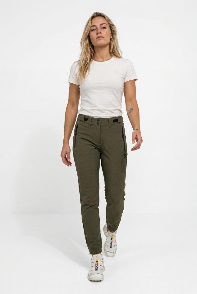 Outdoorbroek - Wandelen - Unisex - SOLX - Olijfgroen 2/4