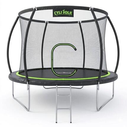 DEVESSPORT Cama Elástica Exterior de 10 Pies (305 cm) con Red de Seguridad