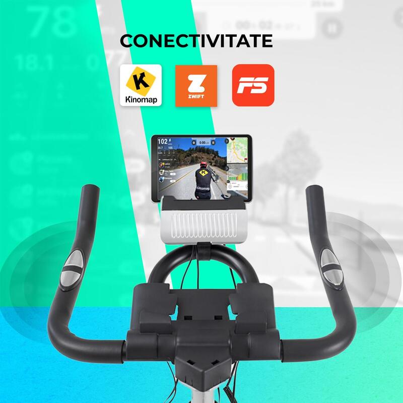 Bicicleta cycling TECHFIT® SBK PRO MAX, Pedale aluminiu, Utilizator 120Kg