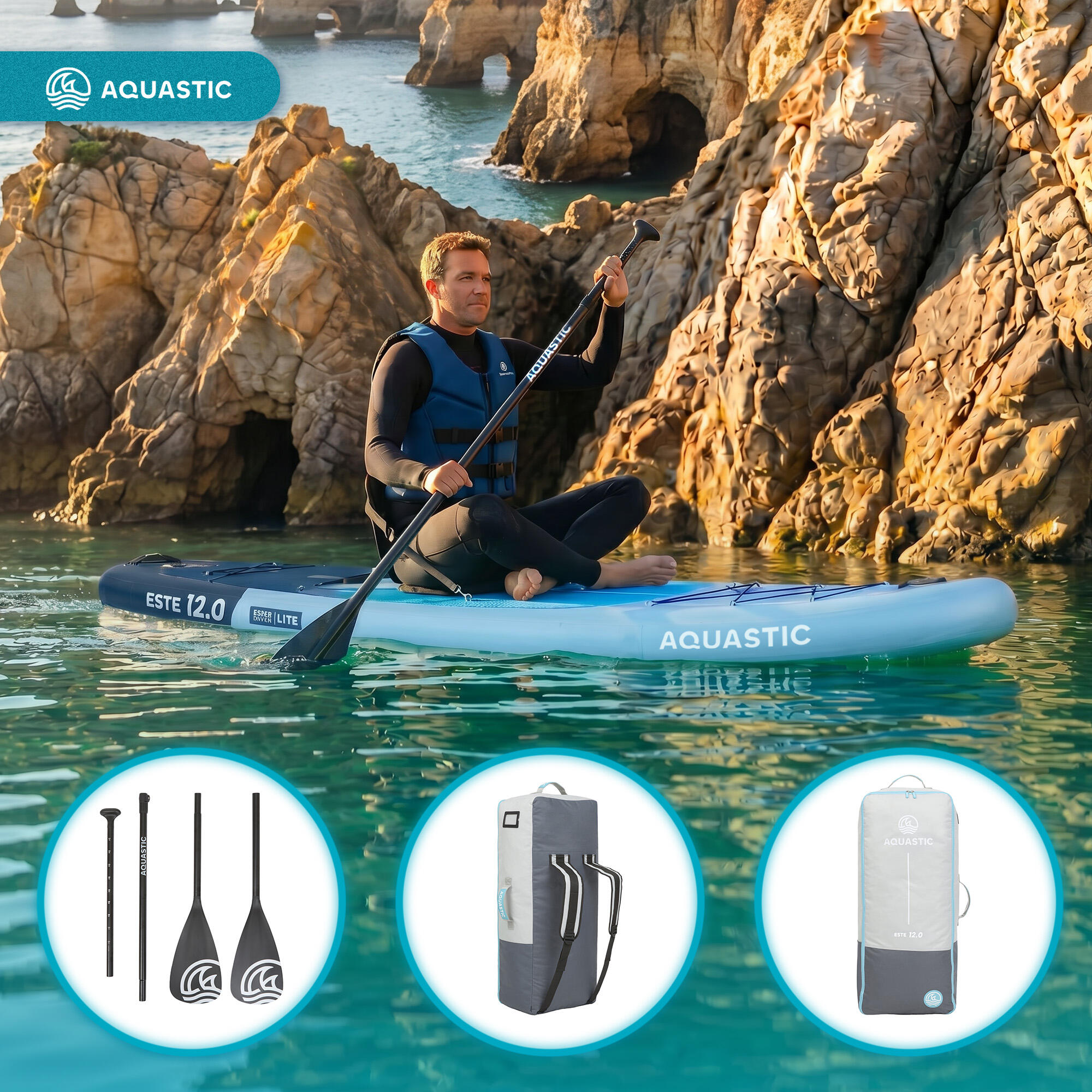Tavola SUP AQUASTIC Este 12'0" 3/7