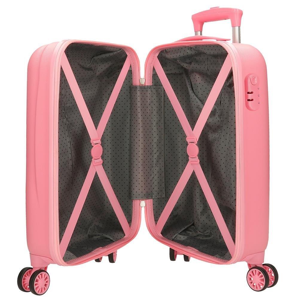 Valise cabine Aristochats Marie ABS avec une capacité de 33L rose 4/5