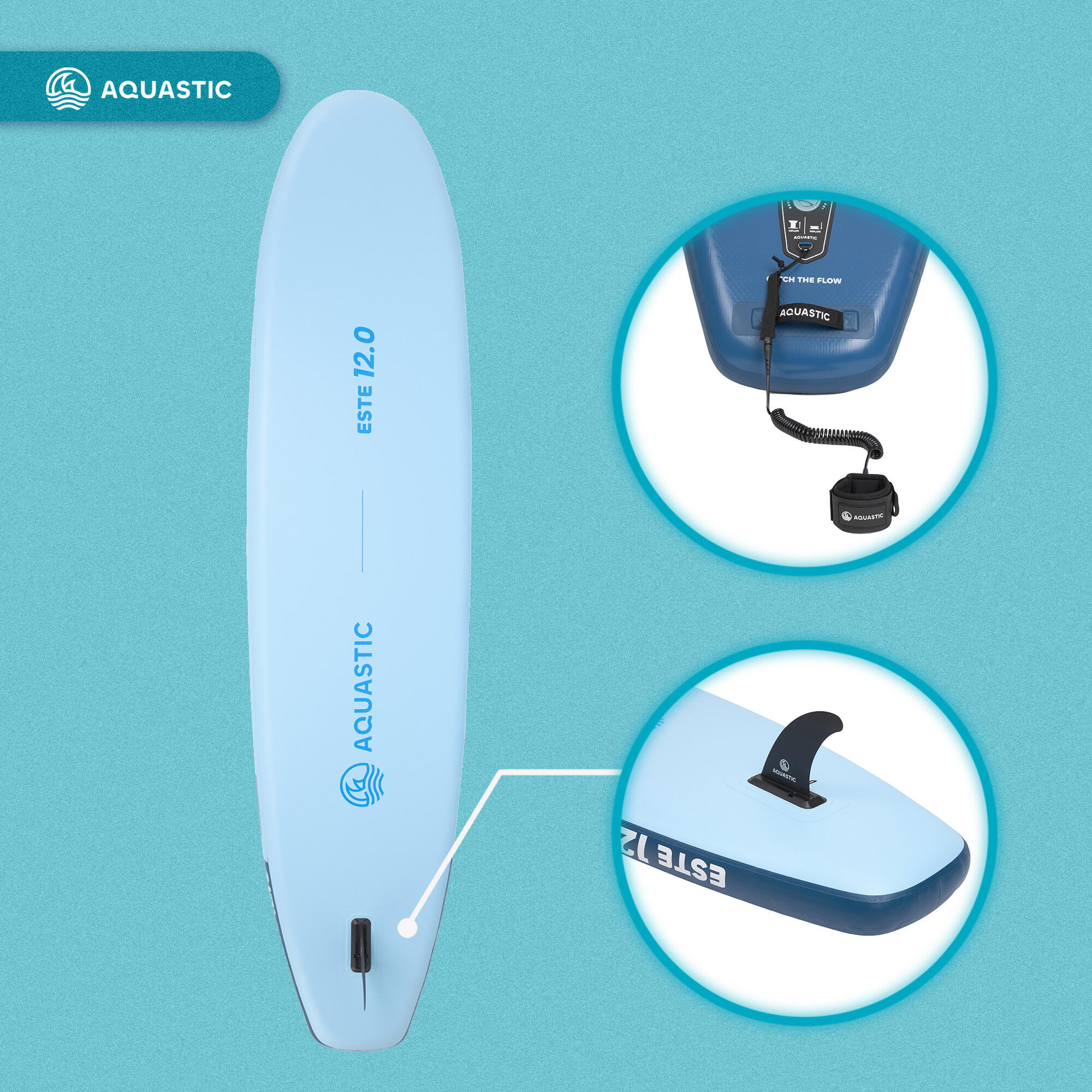 Tavola SUP AQUASTIC Este 12'0" 5/7