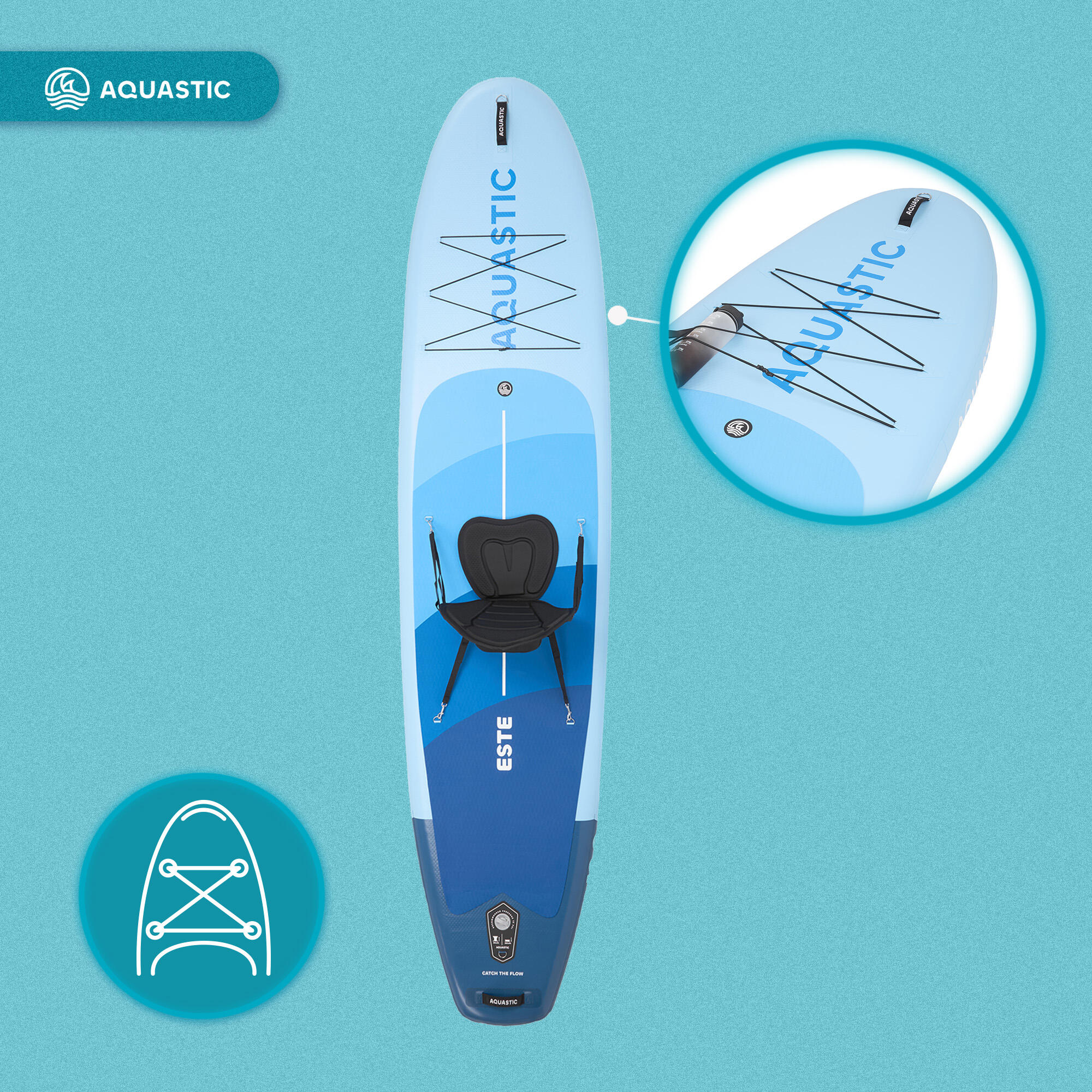 Tavola SUP AQUASTIC Este 12'0" 6/7