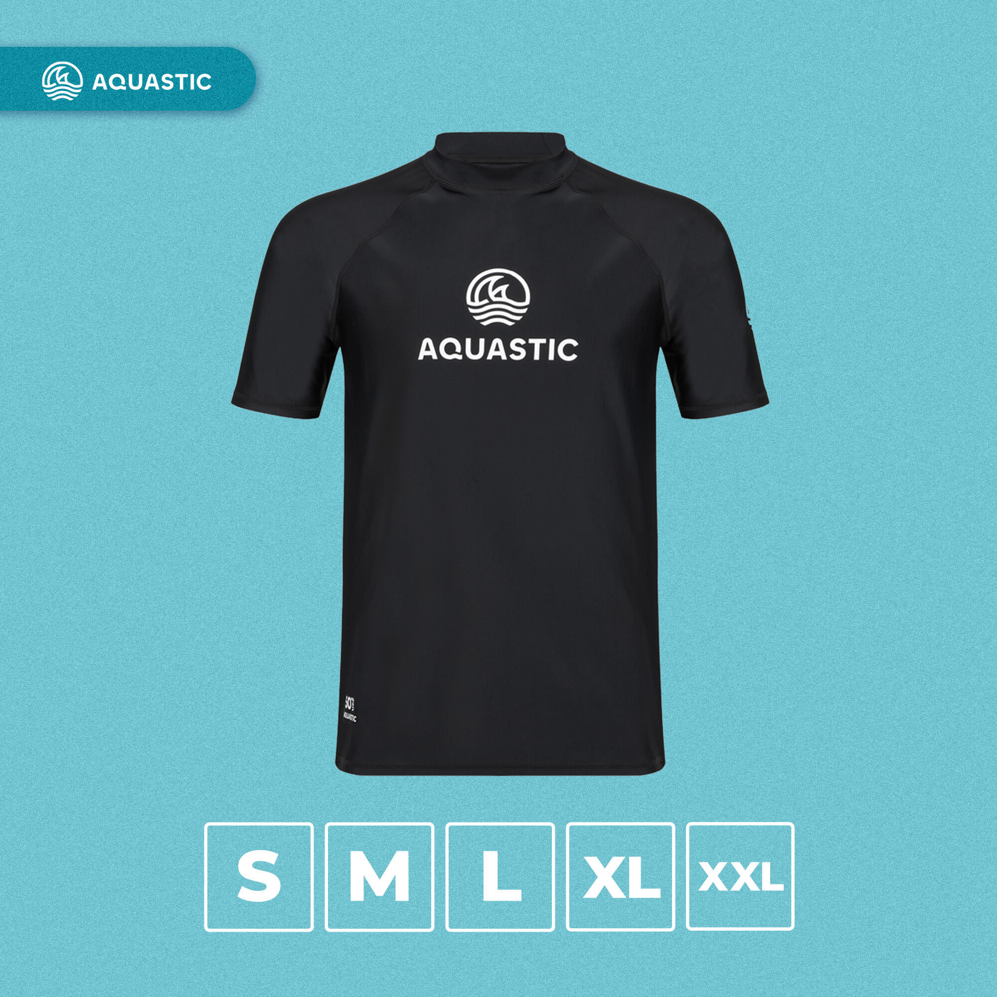 Camiseta masculina AQUASTIC Rimos UV 50+ UPF 3/7