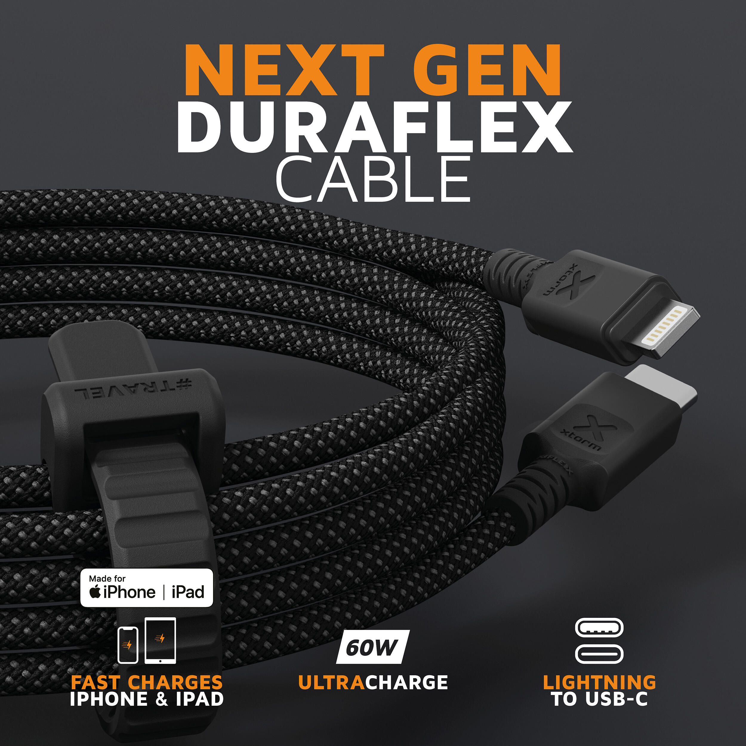 Cable USB-C a Lightning Next Gen - 3 metros - Cable USB-C - Negro 2/6