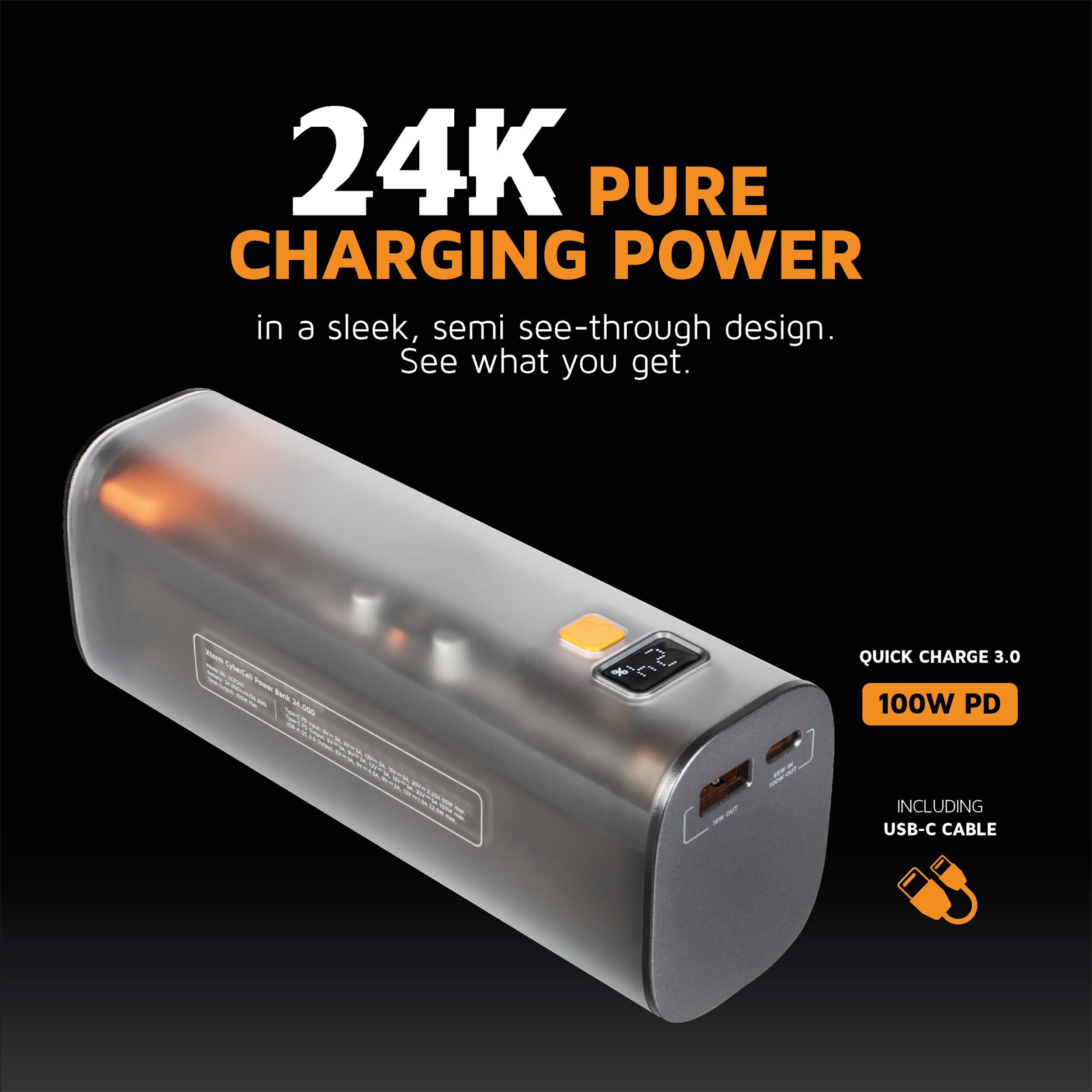 Xtorm CyberCell 100W Batterie externe - Transparent 2/7