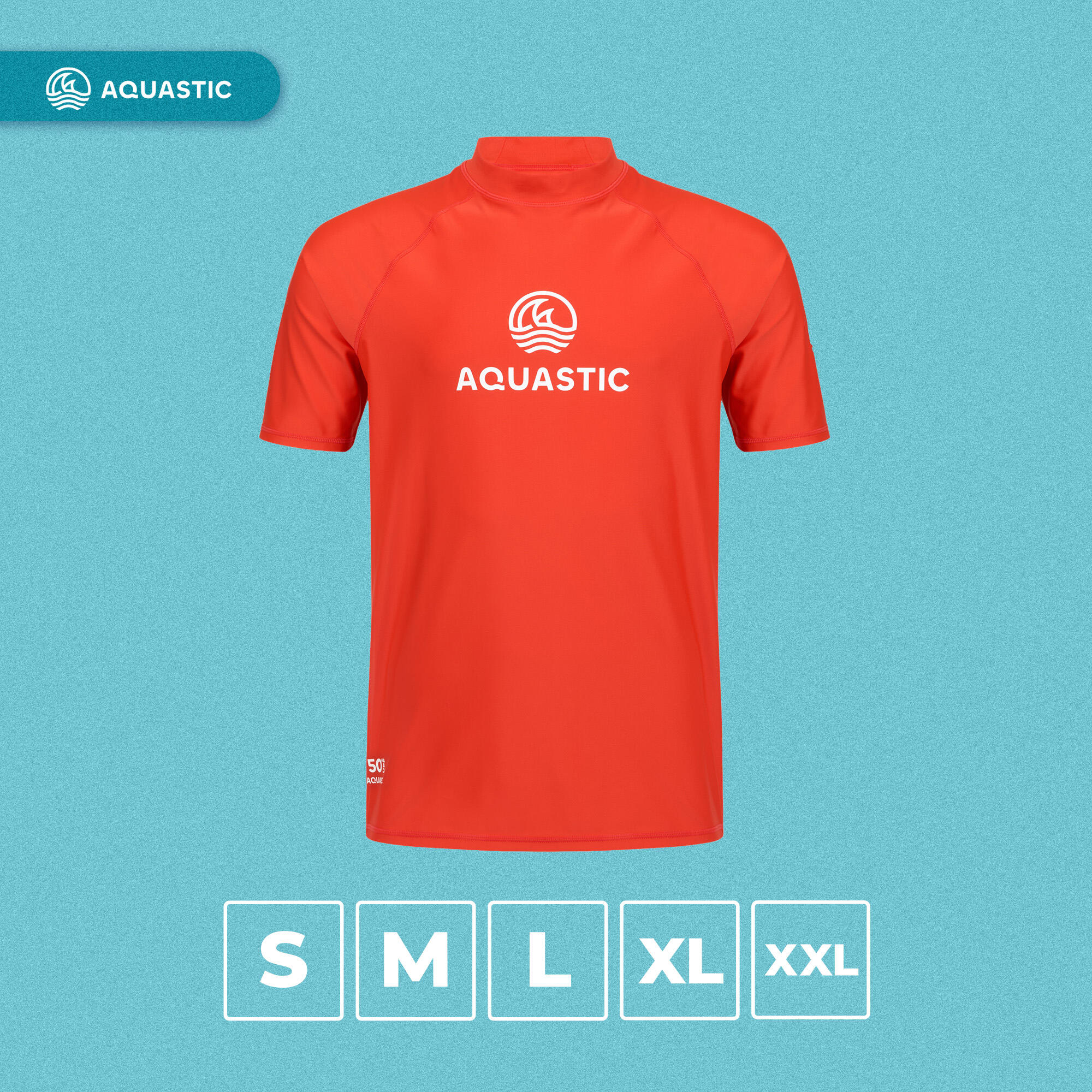 Camiseta masculina AQUASTIC Rimos UV 50+ UPF 2/7
