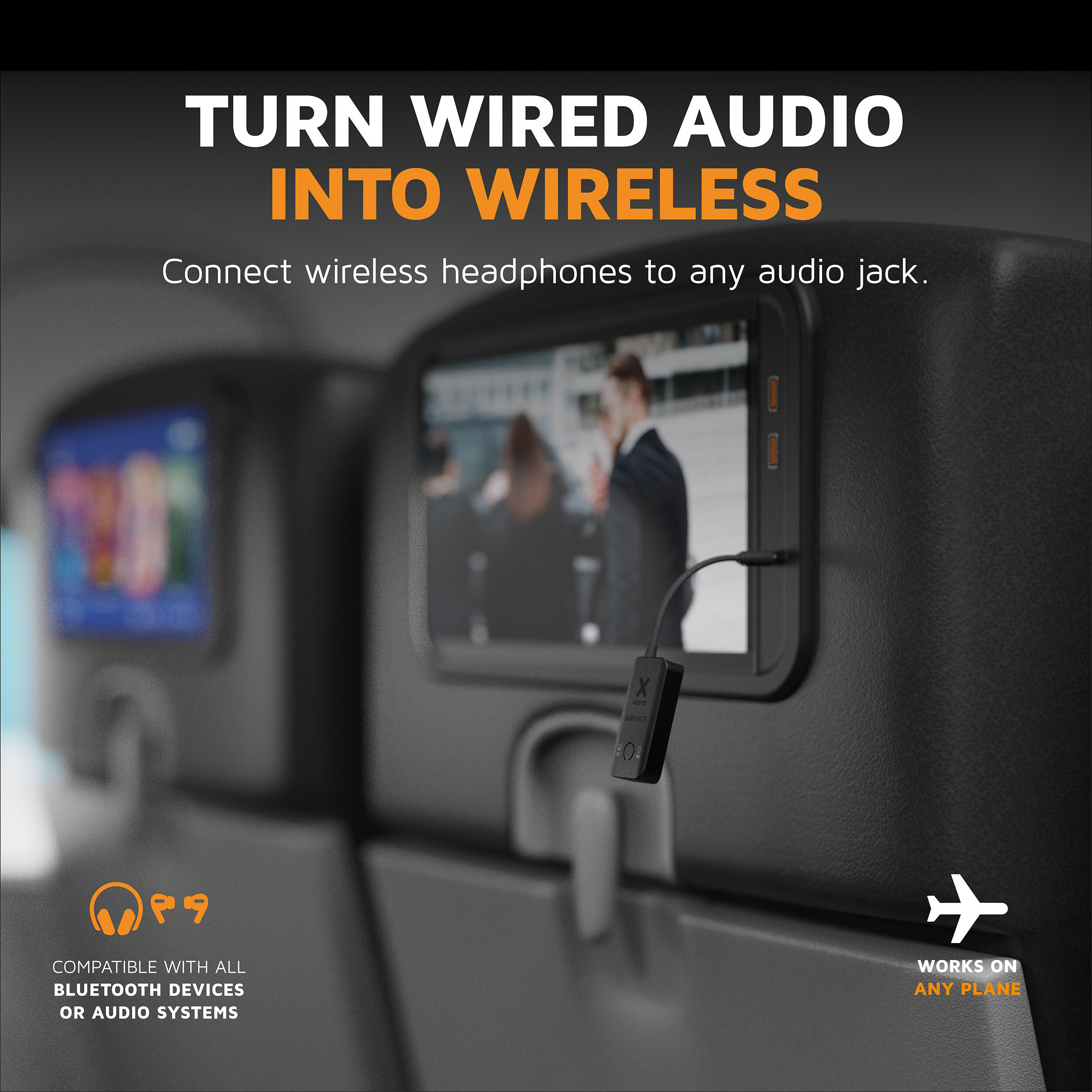 AirWave - Adaptador de audio inalámbrico - Negro 2/7