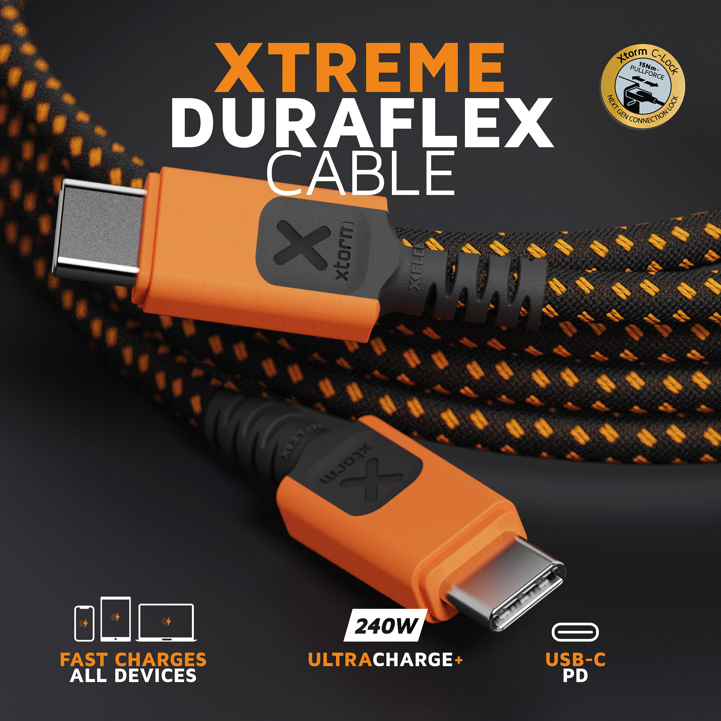 XTORM Kabel Xtreme  USB-C PD Ultra 240W (1,5m) 2/7