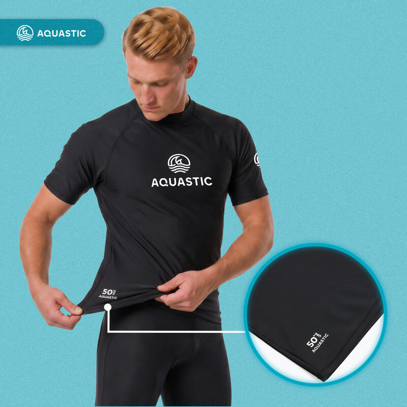 Tricou bărbătesc AQUASTIC Rimos UV 50+ UPF