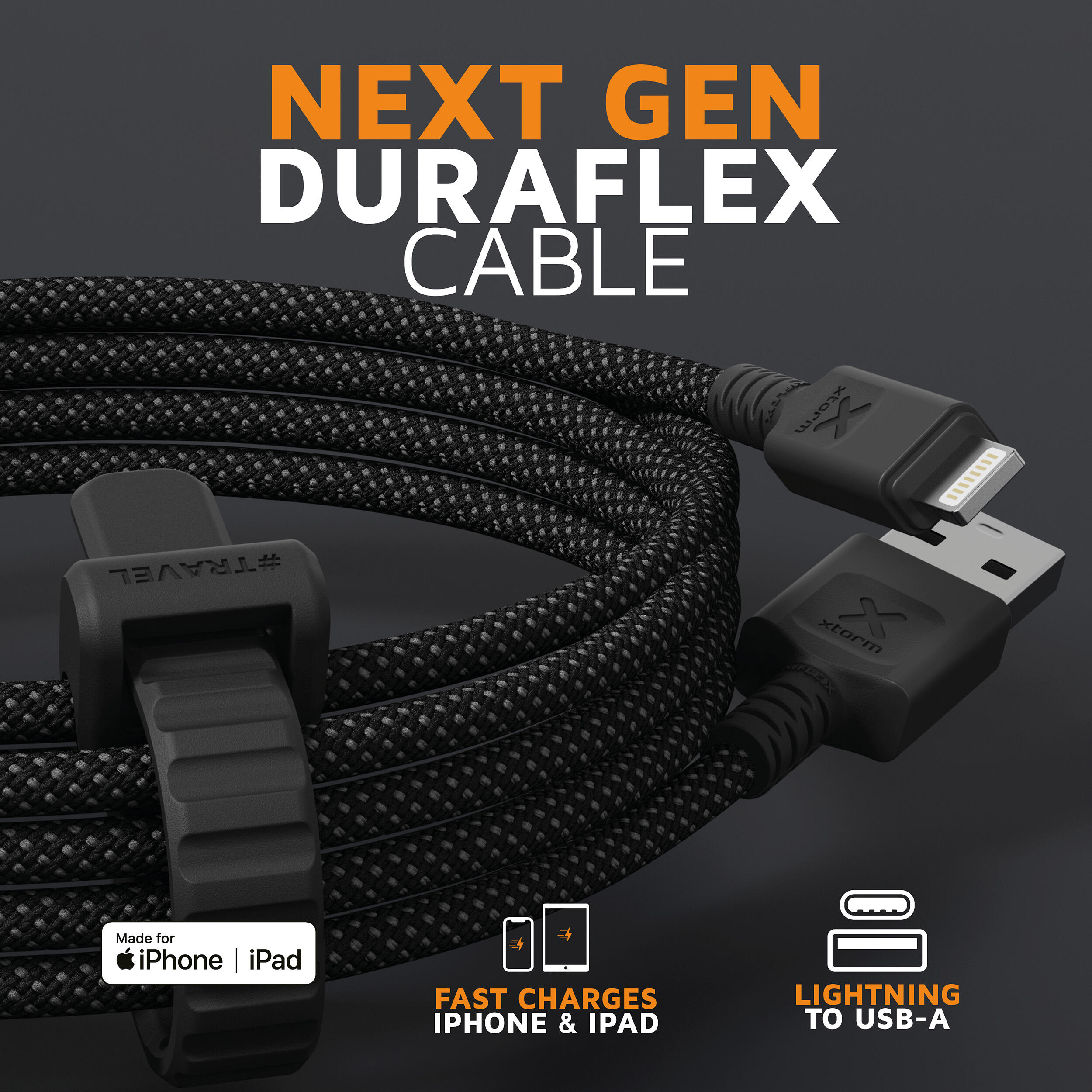 Cable USB a Lightning Next Gen - 1,5 metros - Cable Lightning - Negro 2/6