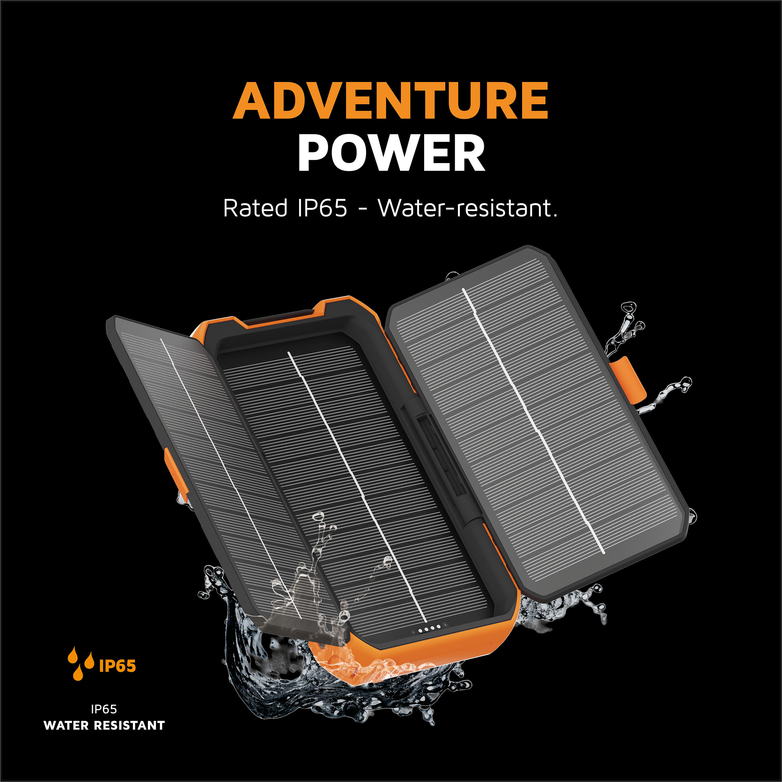 Batería externa con energía solar - 10000 mAh - Incluye cable USB-C - 20 W 2/7