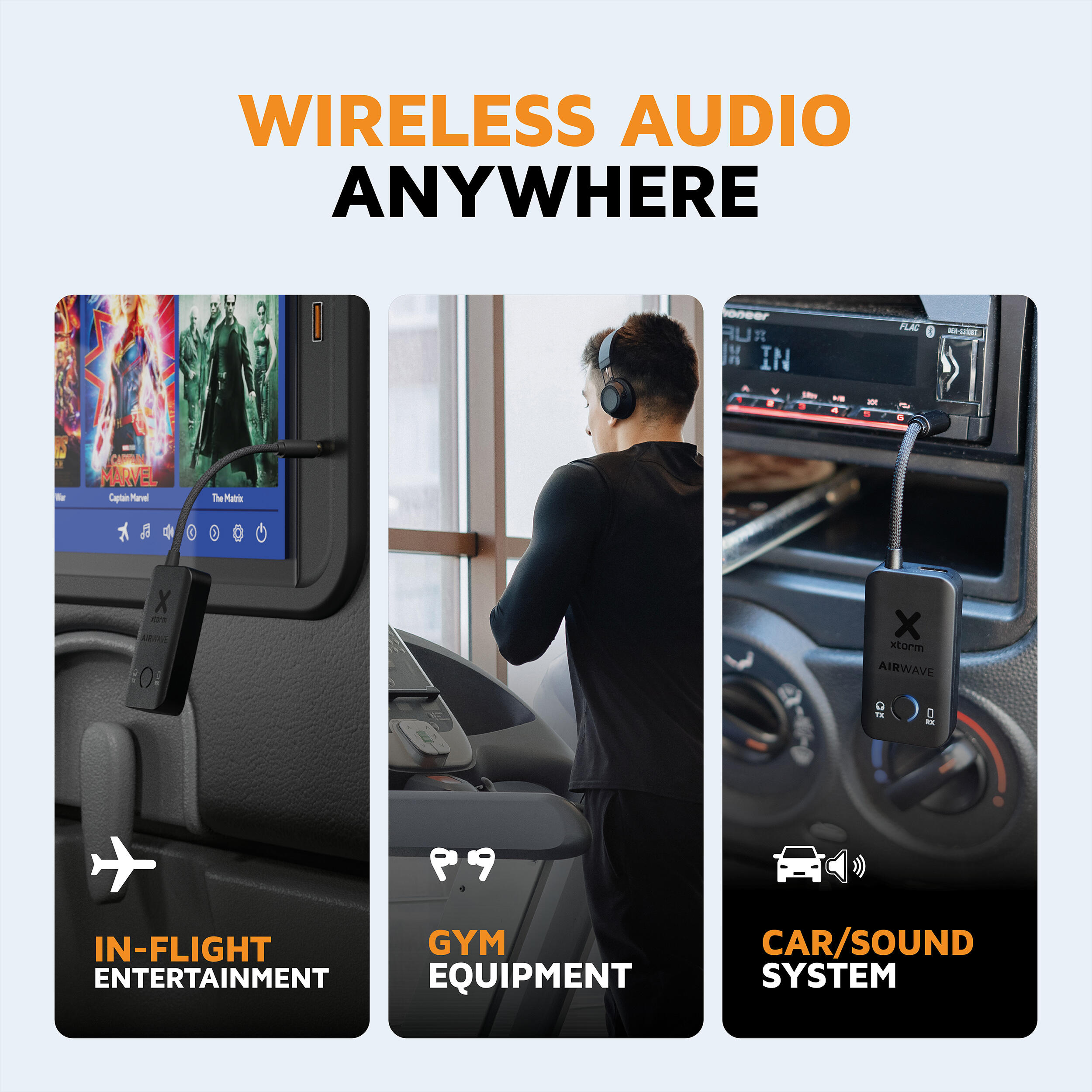 AirWave - Adaptador de audio inalámbrico - Negro 5/7
