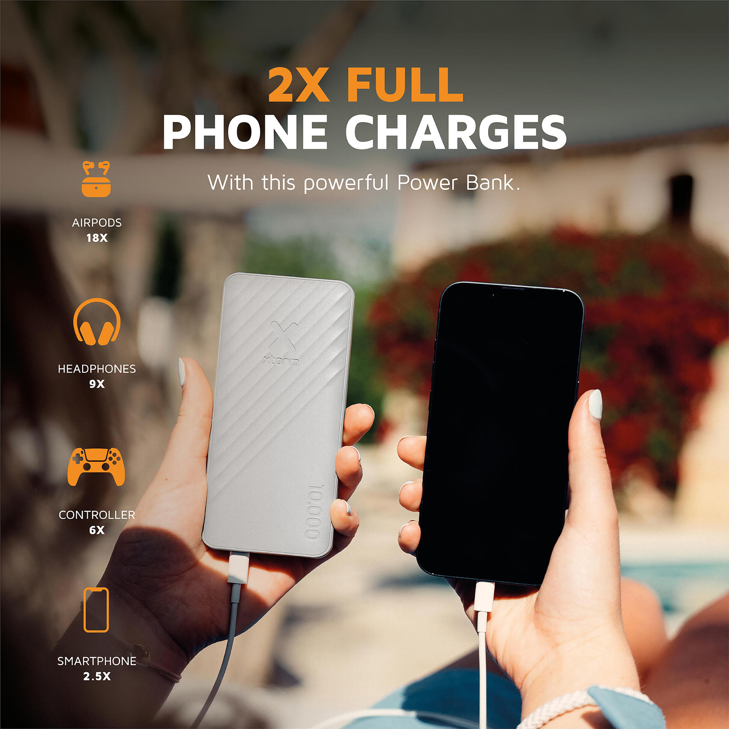 Batería externa Go2 - 10.000 mAh - Batería externa potente 5/7