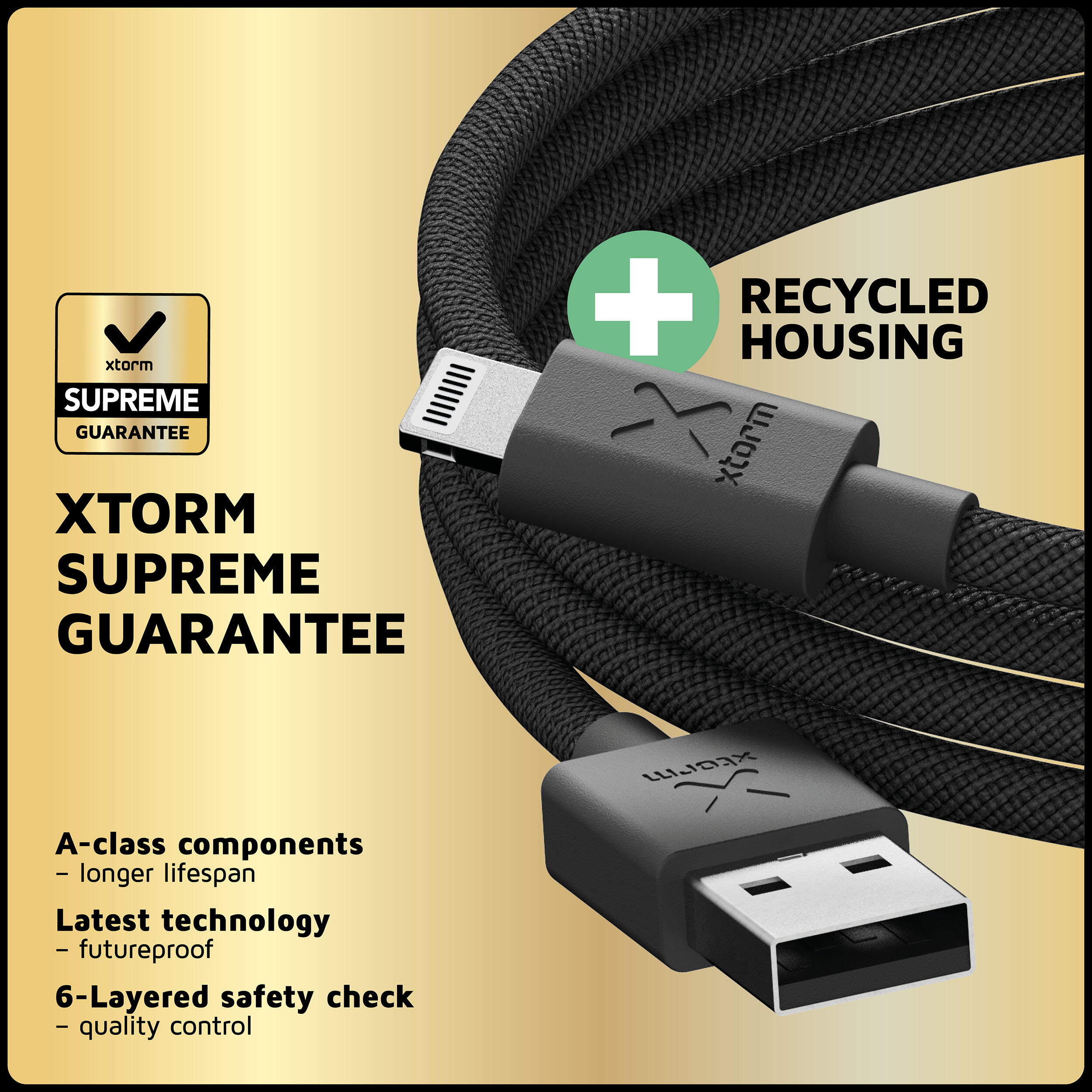 Cable USB-C a Lightning de - 3 metros - Carga rápida - Blanco 4/5