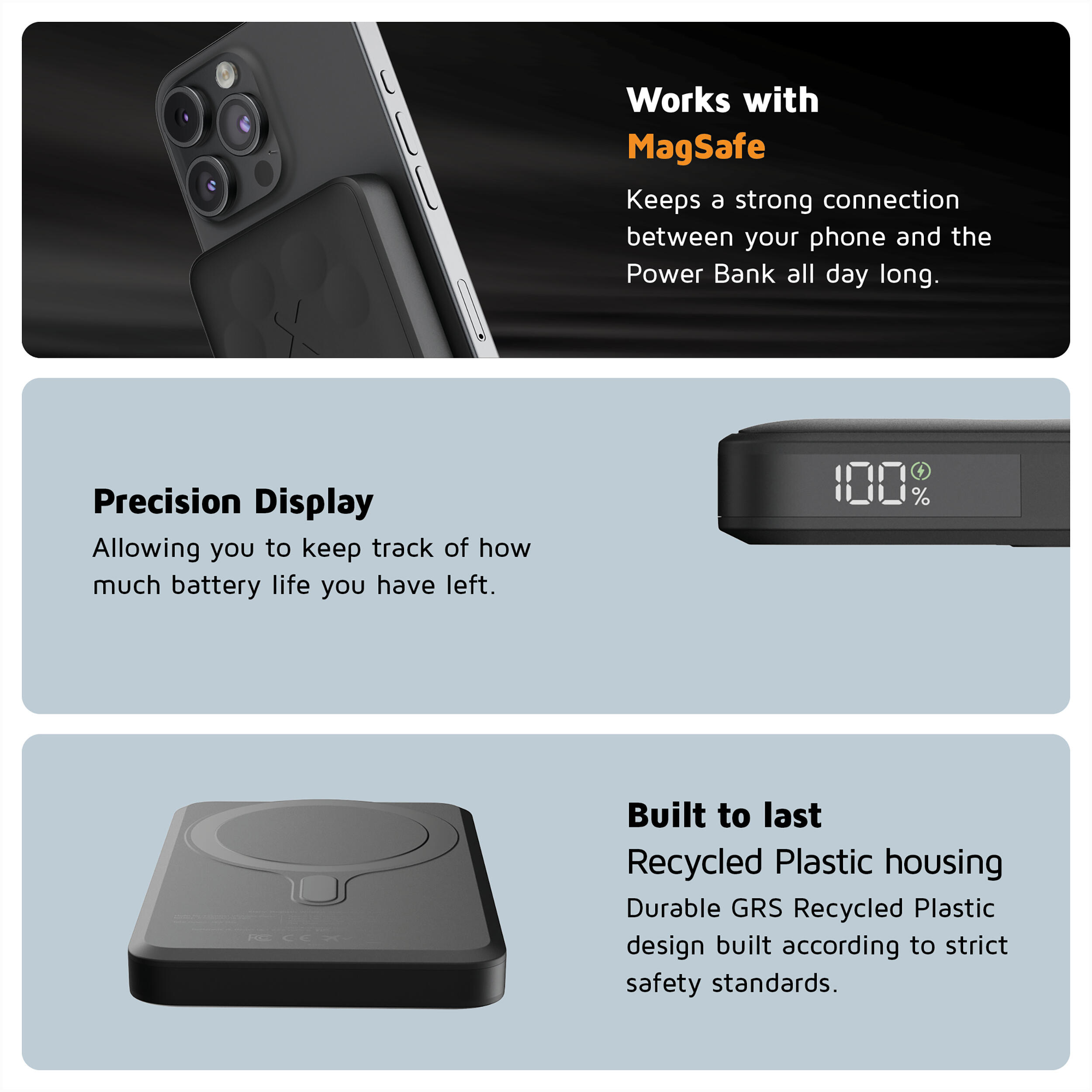 Batería externa MagSafe de 5000 mAh - Powerbanks - Con puerto USB-C de 7,5 W 4/7