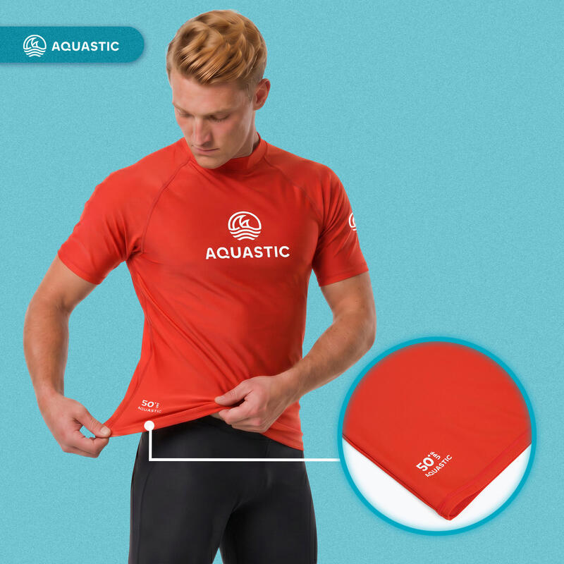 Tricou bărbătesc AQUASTIC Rimos UV 50+ UPF