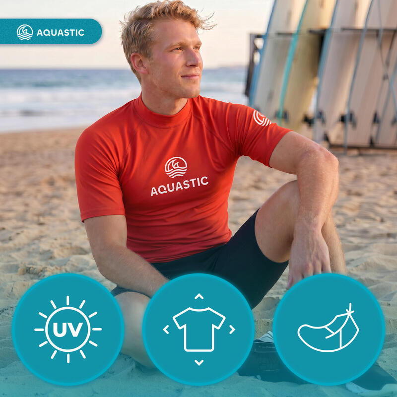 Tricou bărbătesc AQUASTIC Rimos UV 50+ UPF
