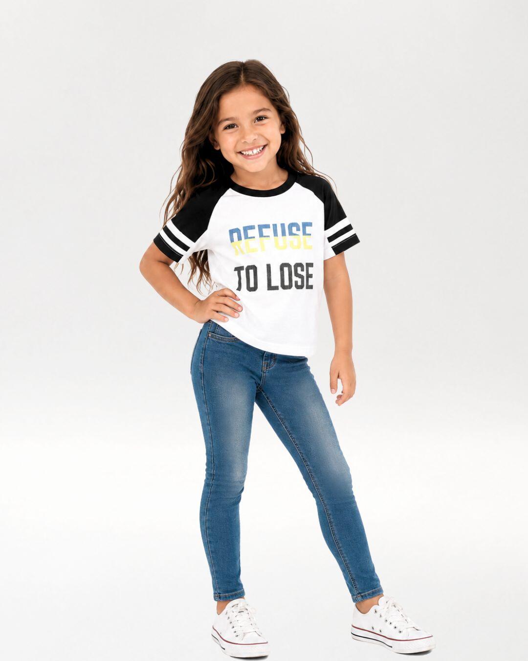 Legging vaquero elástico niña 1/4