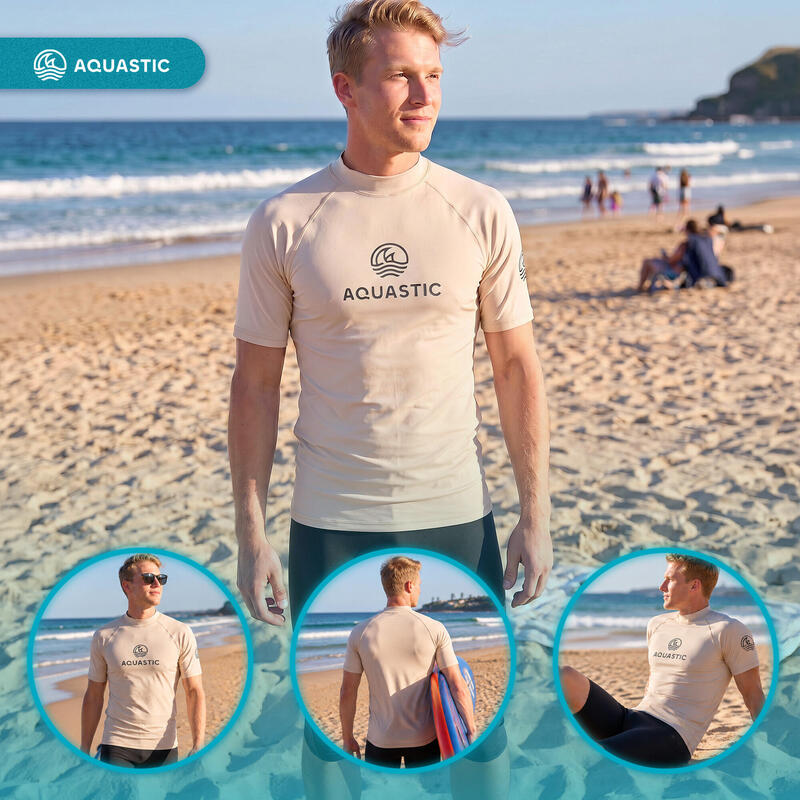 Tricou bărbătesc AQUASTIC Rimos UV 50+ UPF
