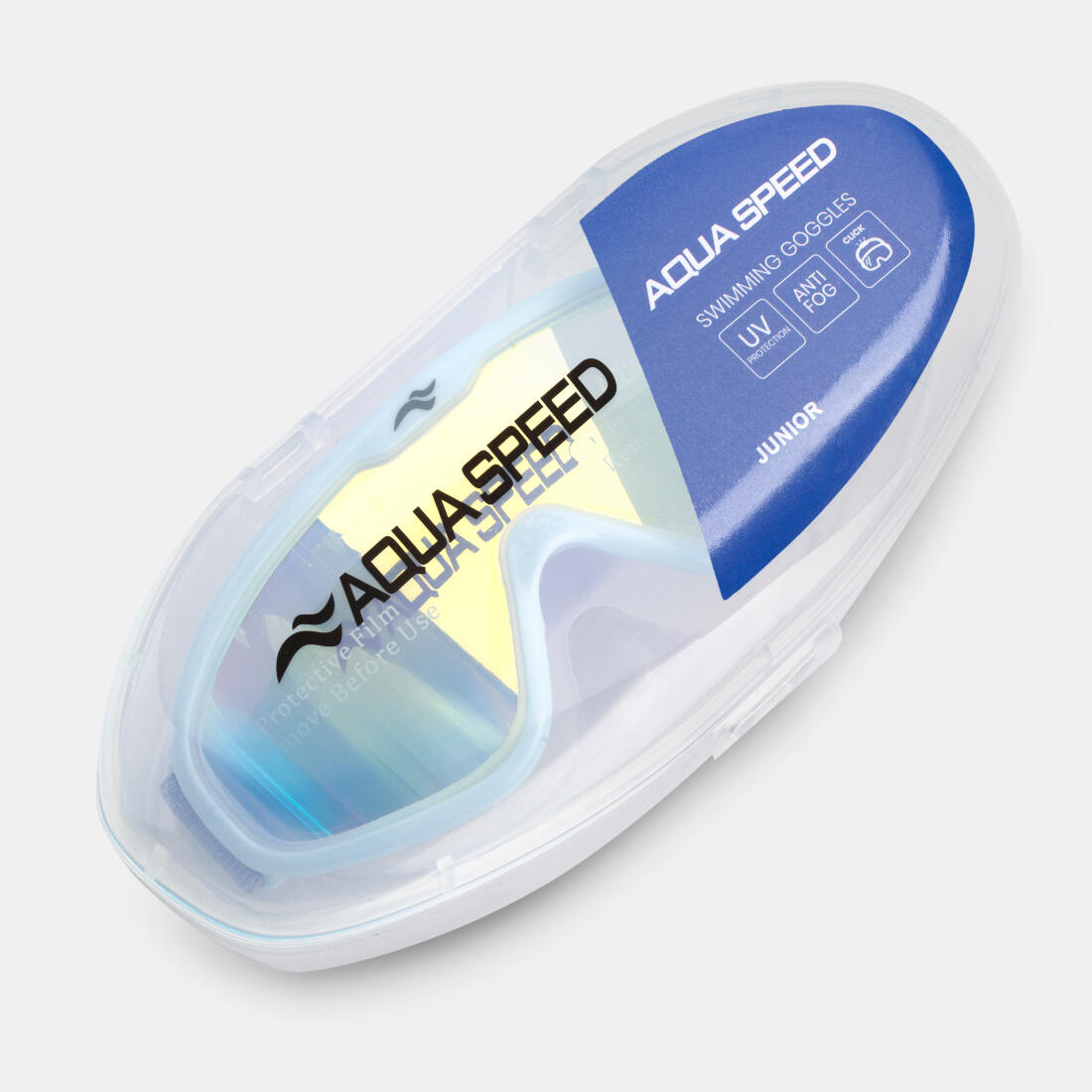 Gogle okulary półmaska pływacka aqua-speed tivano fs jr mirror kol. 09 6/6