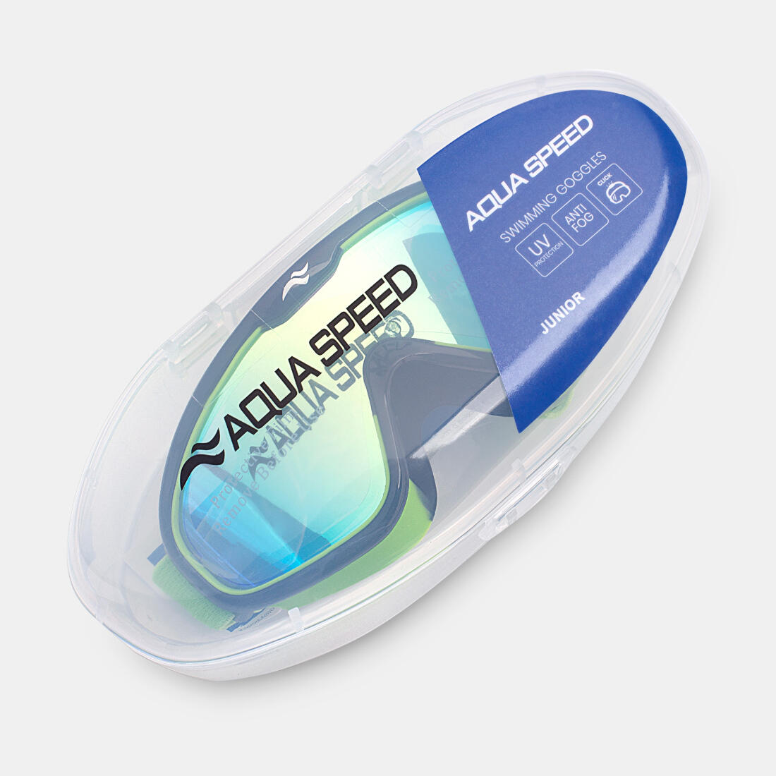 gogle okulary półmaska pływacka aqua-speed tivano fs jr mirror kol. 38 6/6