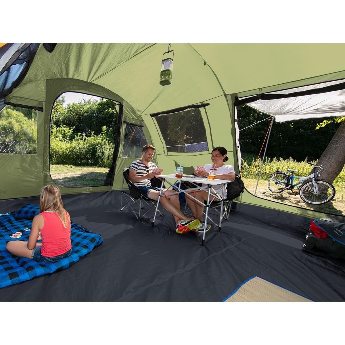 Tenda de campismo familiar túnel Gotland 5 Protect - chão de tenda cosido 3/7