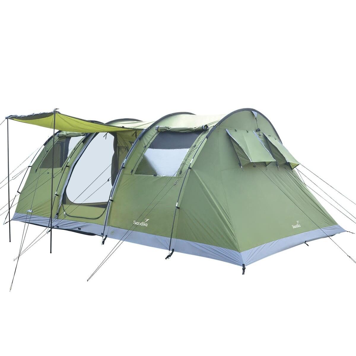 Tenda de campismo familiar túnel Gotland 5 Protect - chão de tenda cosido 2/7