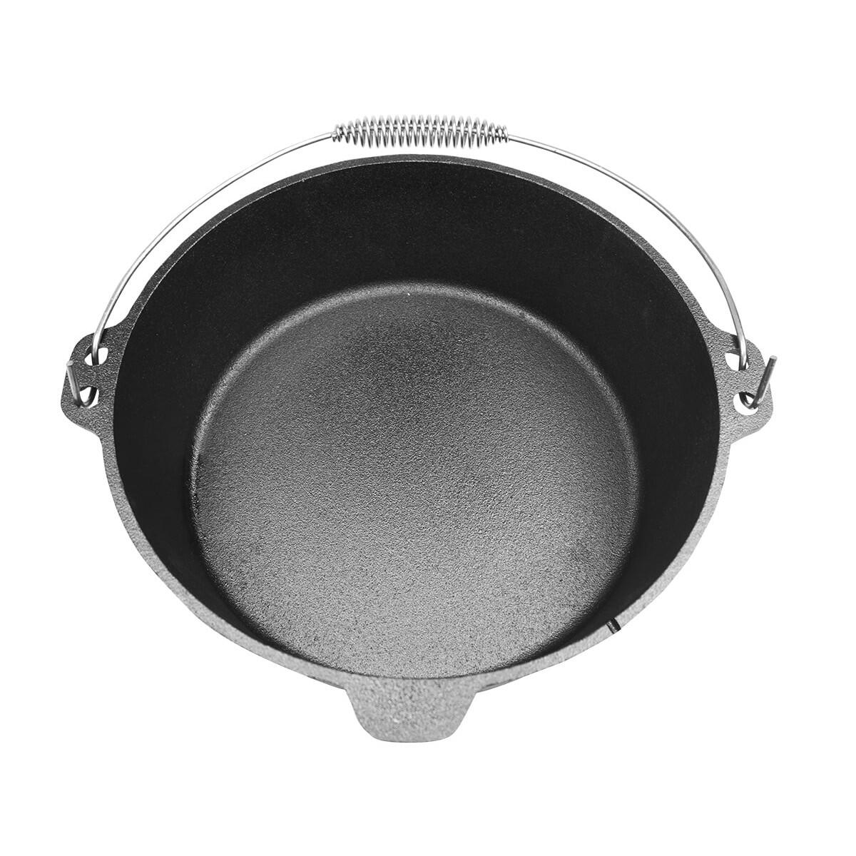 Dutch Oven Flame Master 8,5 L - Gietijzeren pan om in te koken - met voetjes 6/7