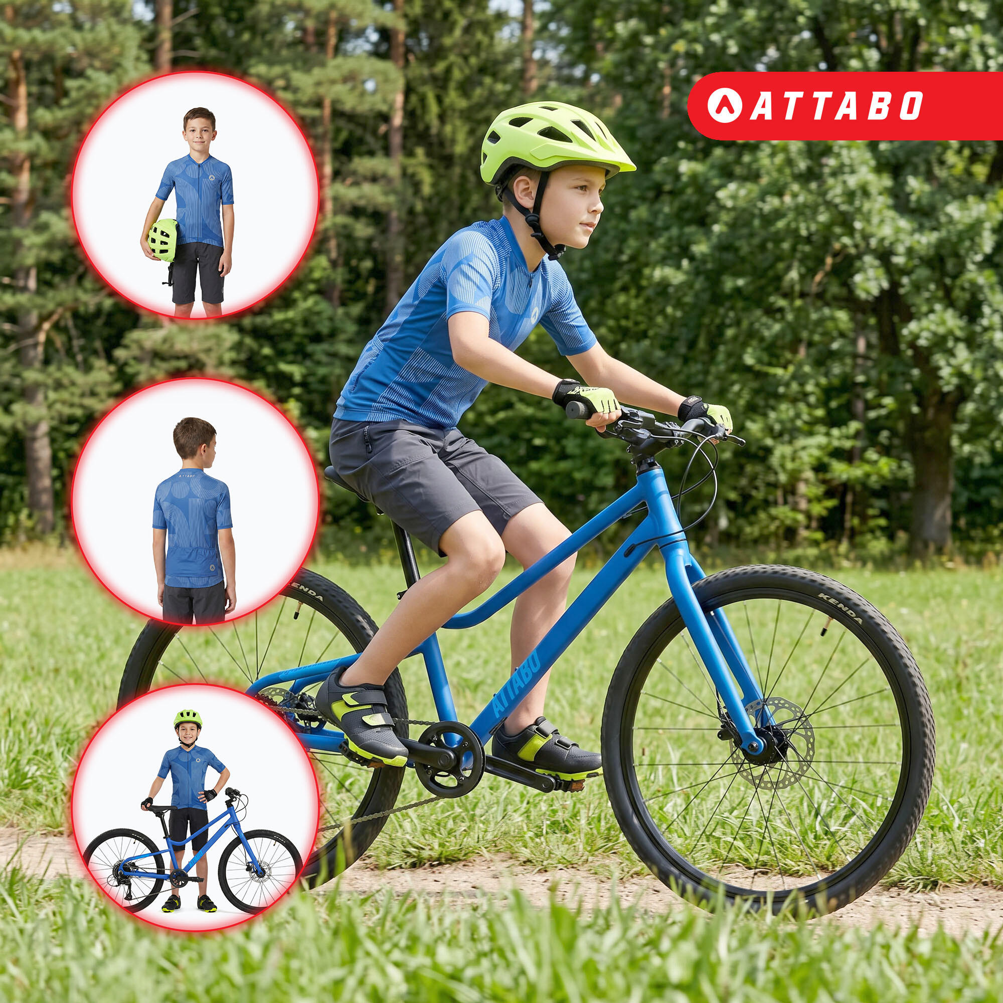 Camiseta de ciclismo infantil ATTABO Vites 3/7