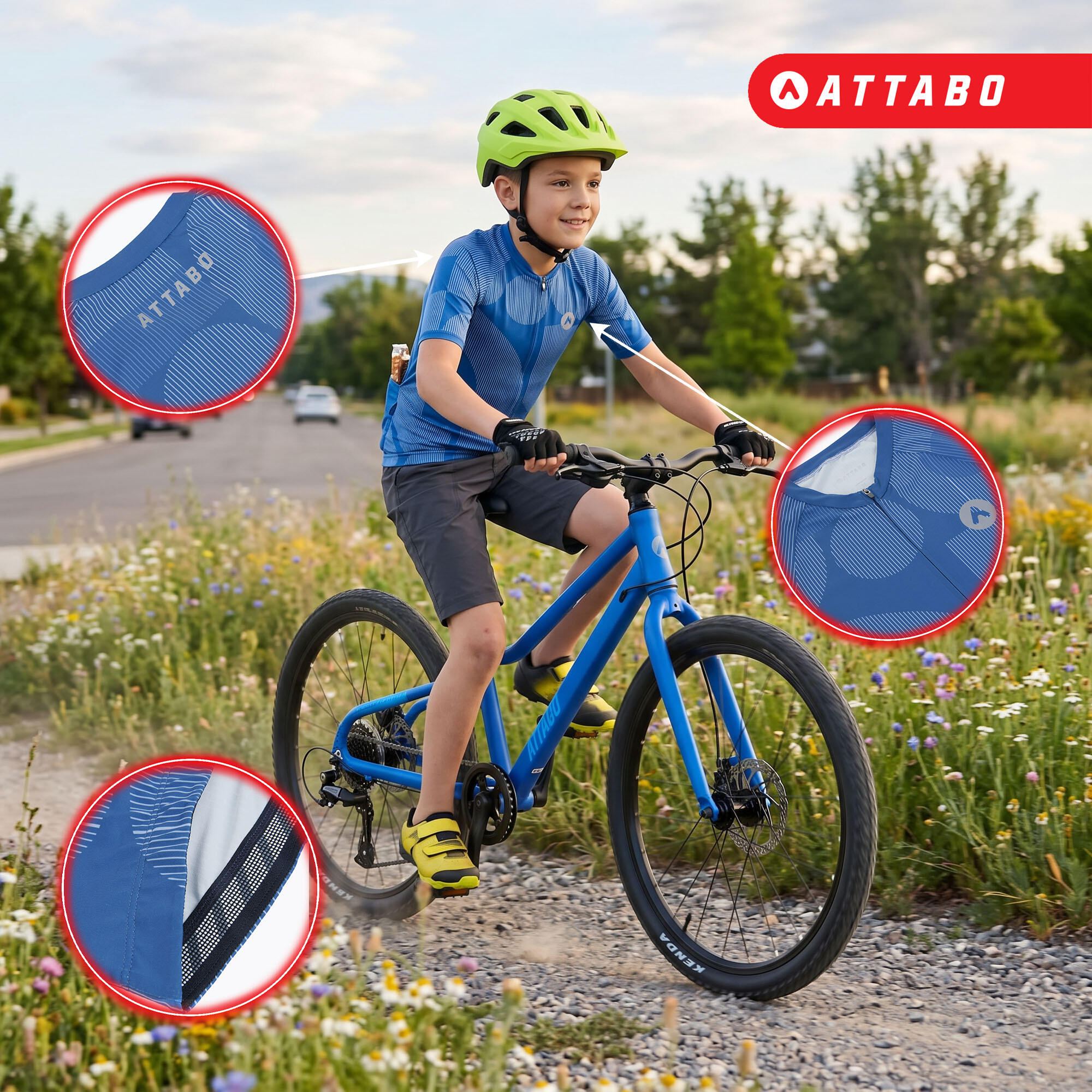 Camiseta de ciclismo infantil ATTABO Vites 4/7