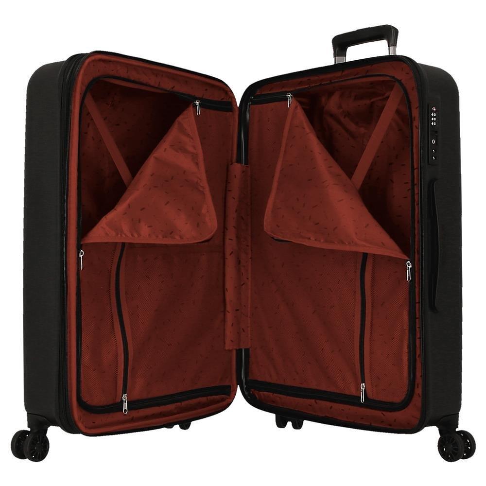 Set de valises Mickey waiting ABS avec une capacité de 109L noir 4/5