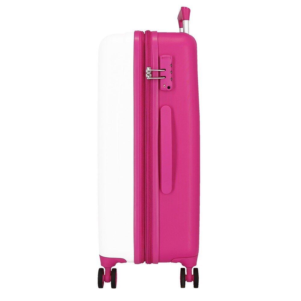 Valise moyenne Enjoy the day ABS avec une capacidad de 68L blanc 5/5
