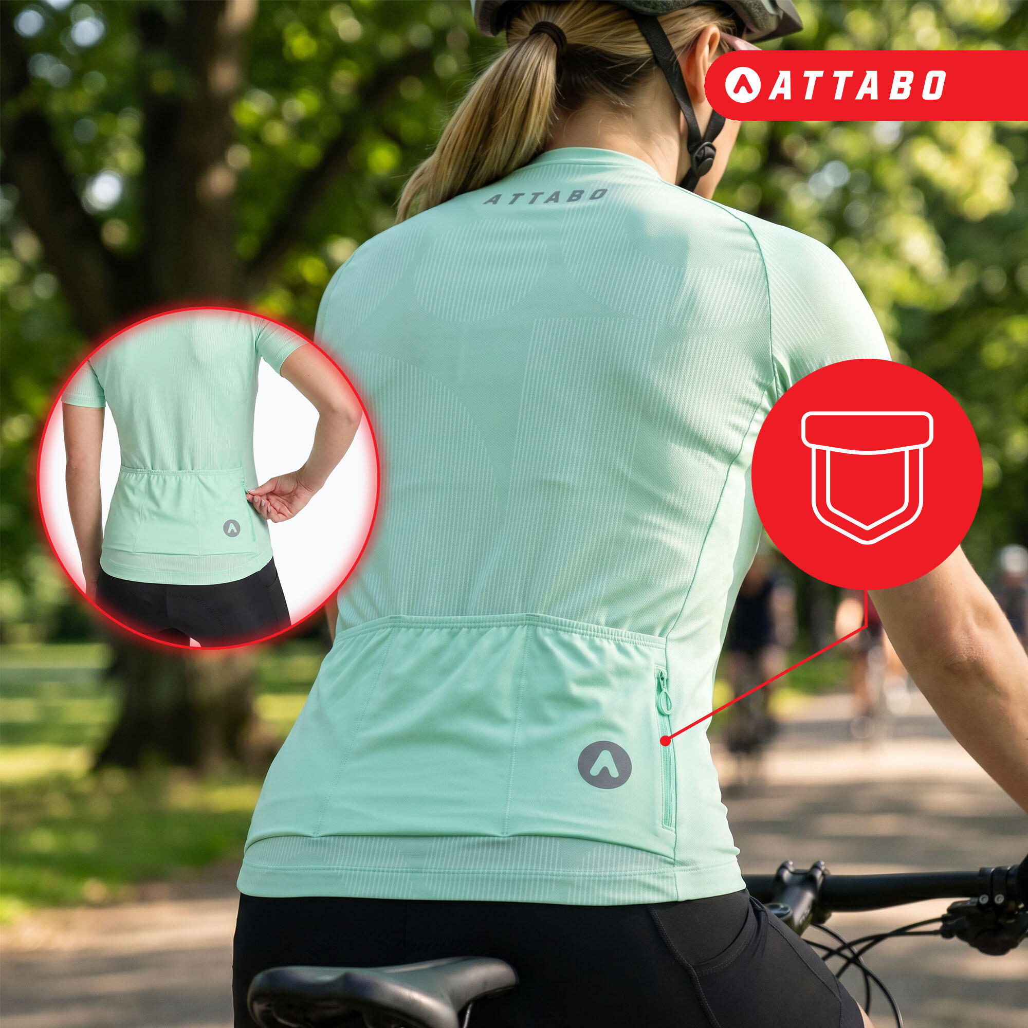Dames fiets shirt ATTABO Vites WMNS 6/7