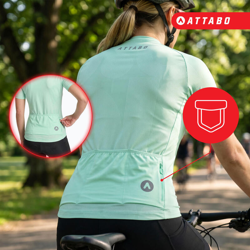 Tricou de ciclism pentru femei ATTABO Vites WMNS