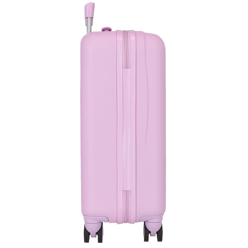 Mala de cabine Mickey happiness ABS com capacidade de 34L lilás 3/5