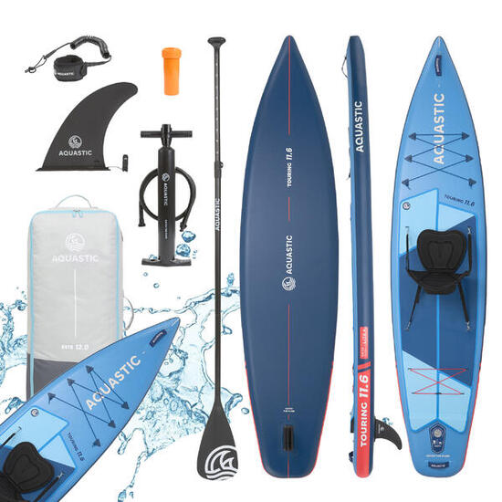 Deska SUP AQUASTIC Touring 11'6" Zestaw z siedziskiem