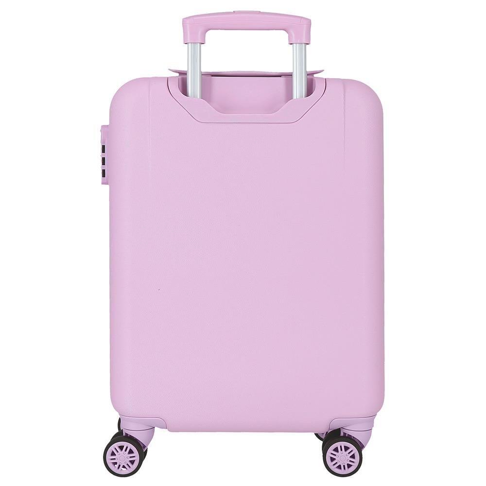 Mala de cabine Mickey happiness ABS com capacidade de 34L lilás 2/5