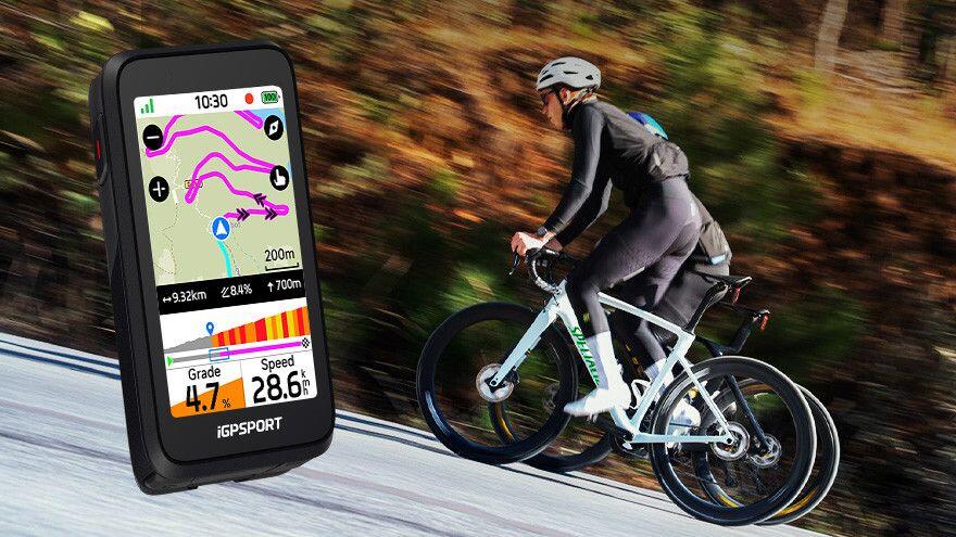 Ciclocomputador GPS BiNavi Air Igpsport 4/7