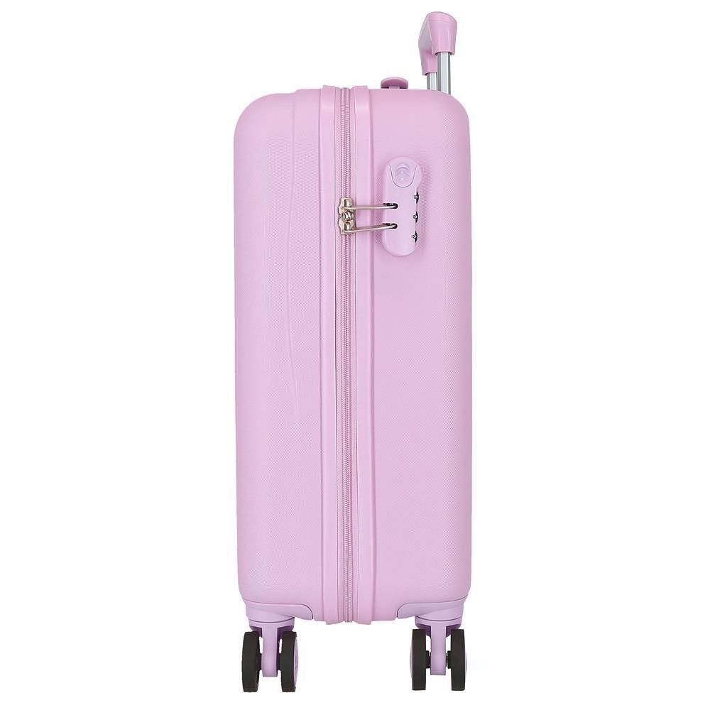 Mala de cabine Mickey happiness ABS com capacidade de 34L lilás 5/5