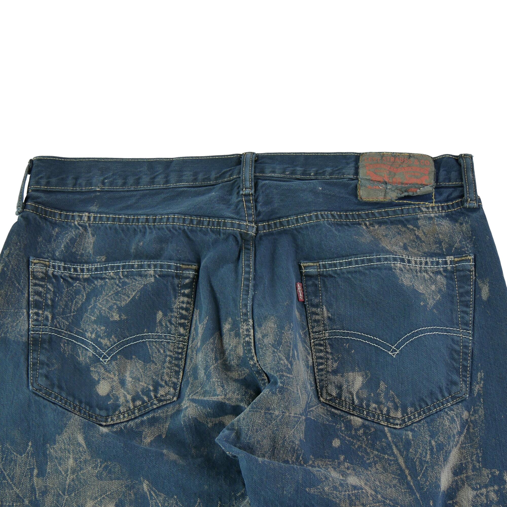 Segunda Vida - Jeans azules de Levi's reciclados hombres - Muy Bueno 4/7