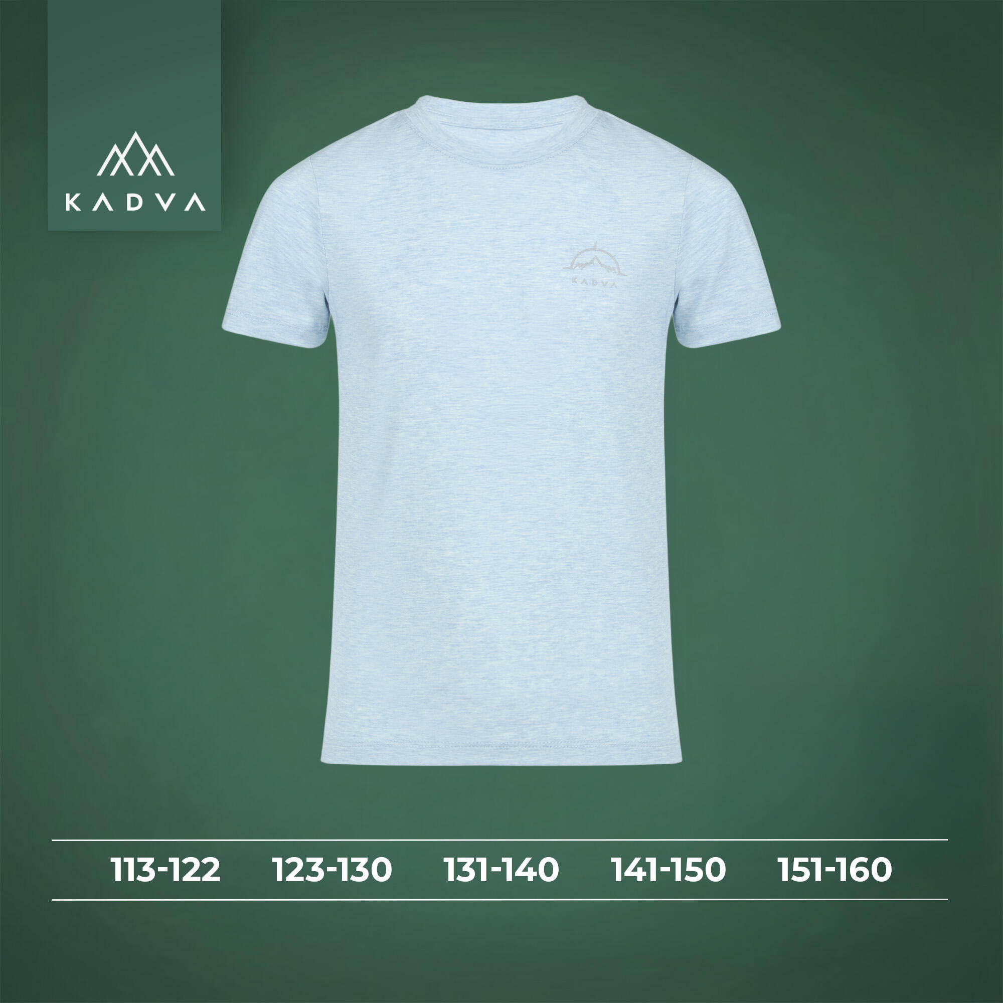 Camiseta de trekking infantil KADVA Merivra 2/7