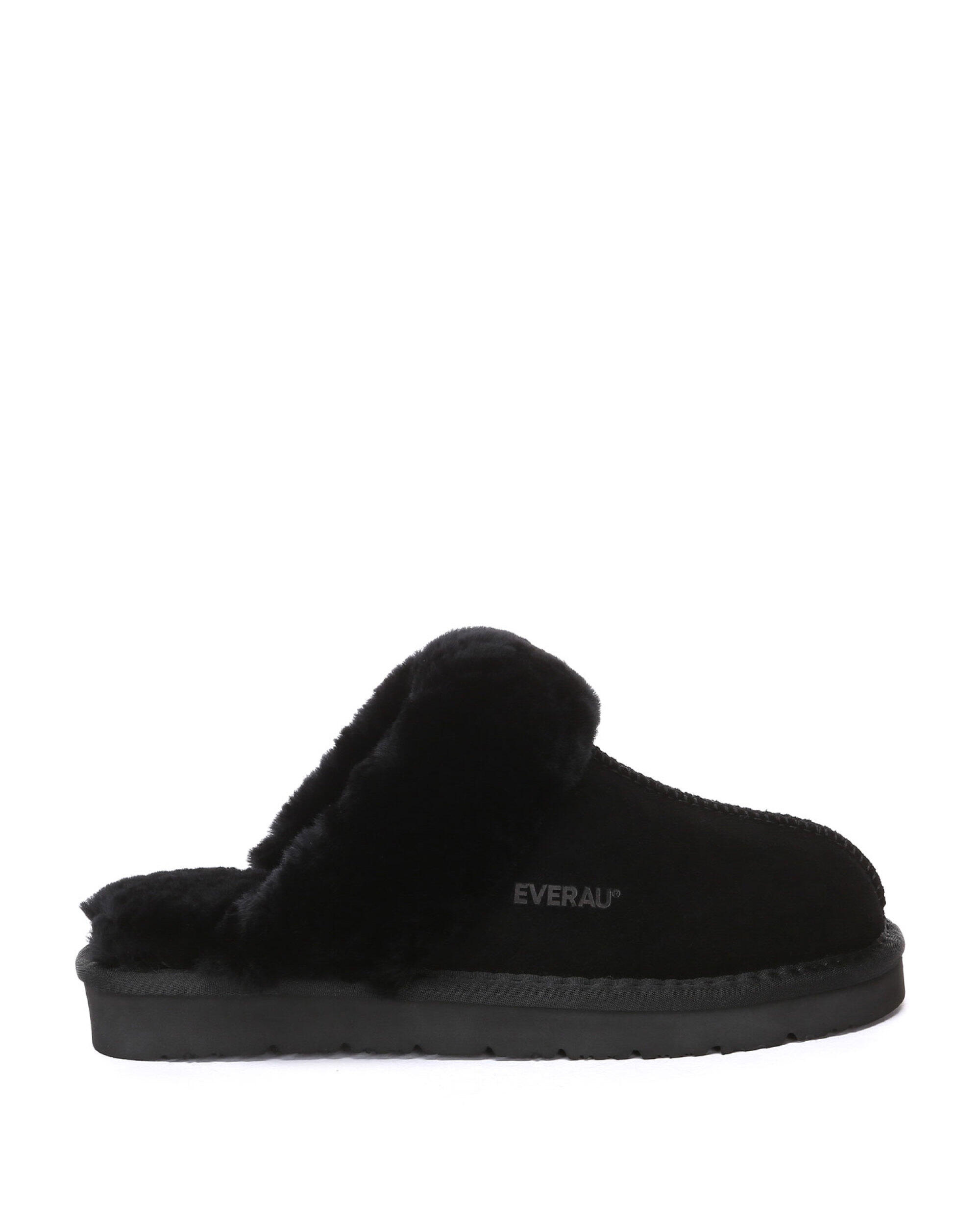 Everau Unisex Muffin Slipper Suede