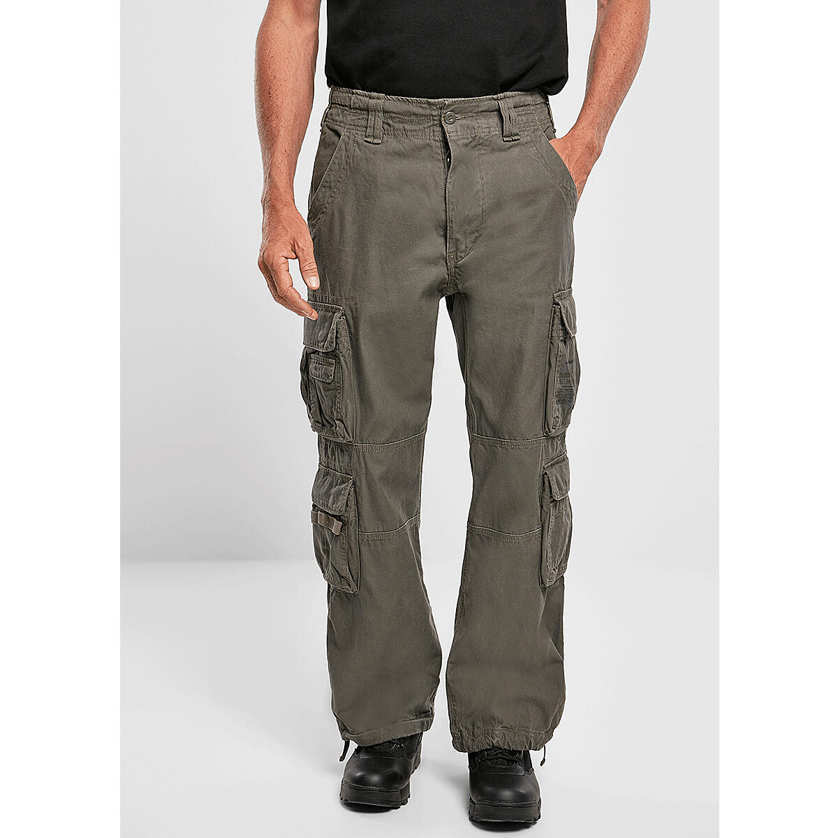 Brandit Pure Vintage Pants Herren (Olive) Größe XXL 3/6