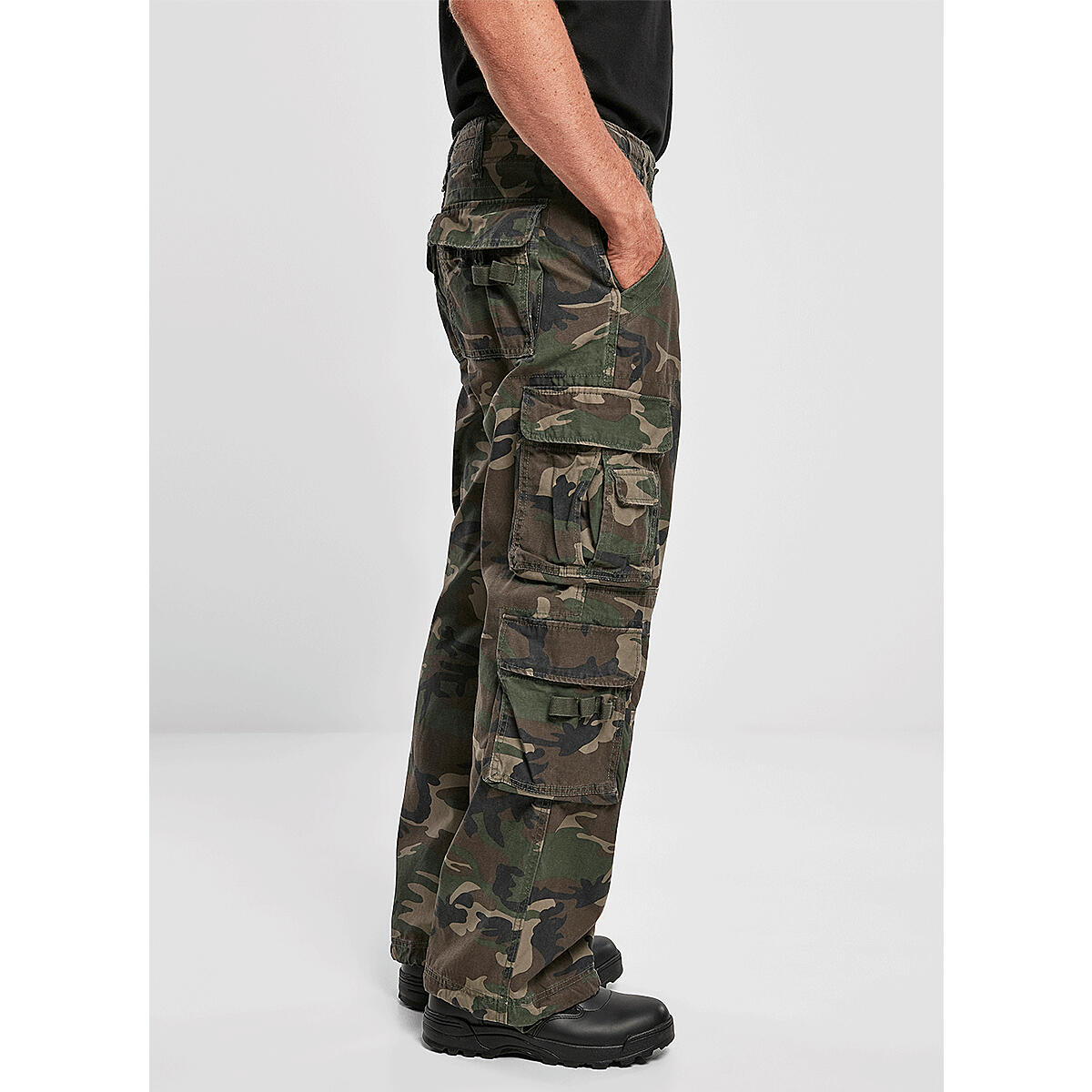 Brandit Pure Vintage Pants Herren (Woodland) Größe L 6/6