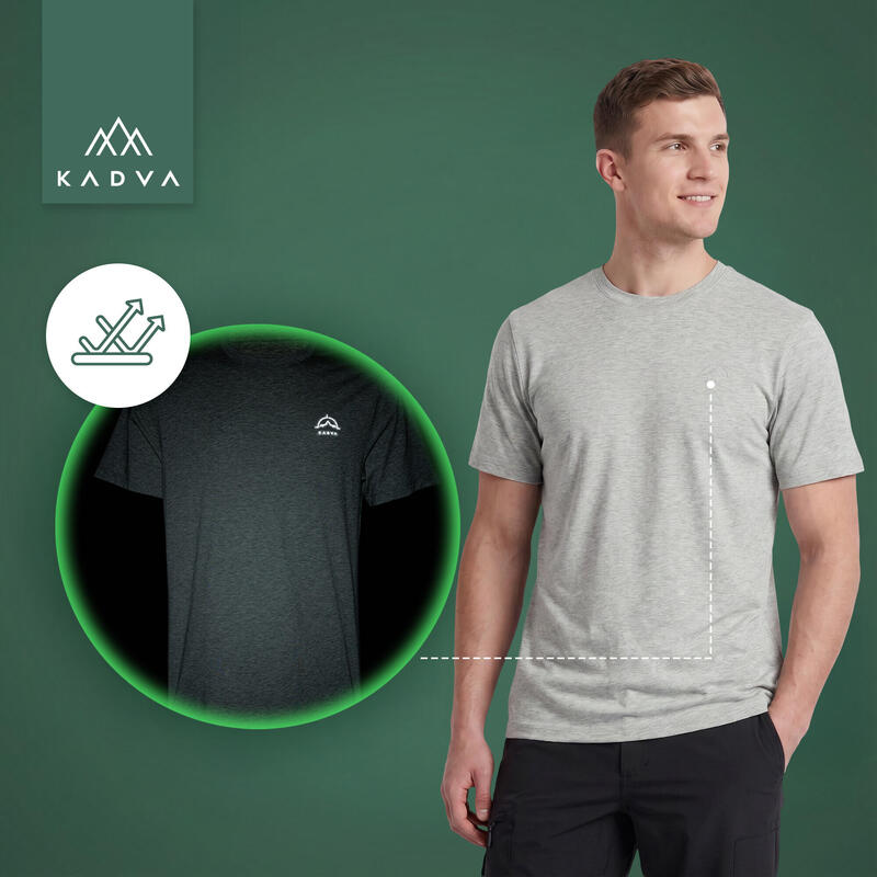 Tricou de drumeție pentru bărbați KADVA Merivra