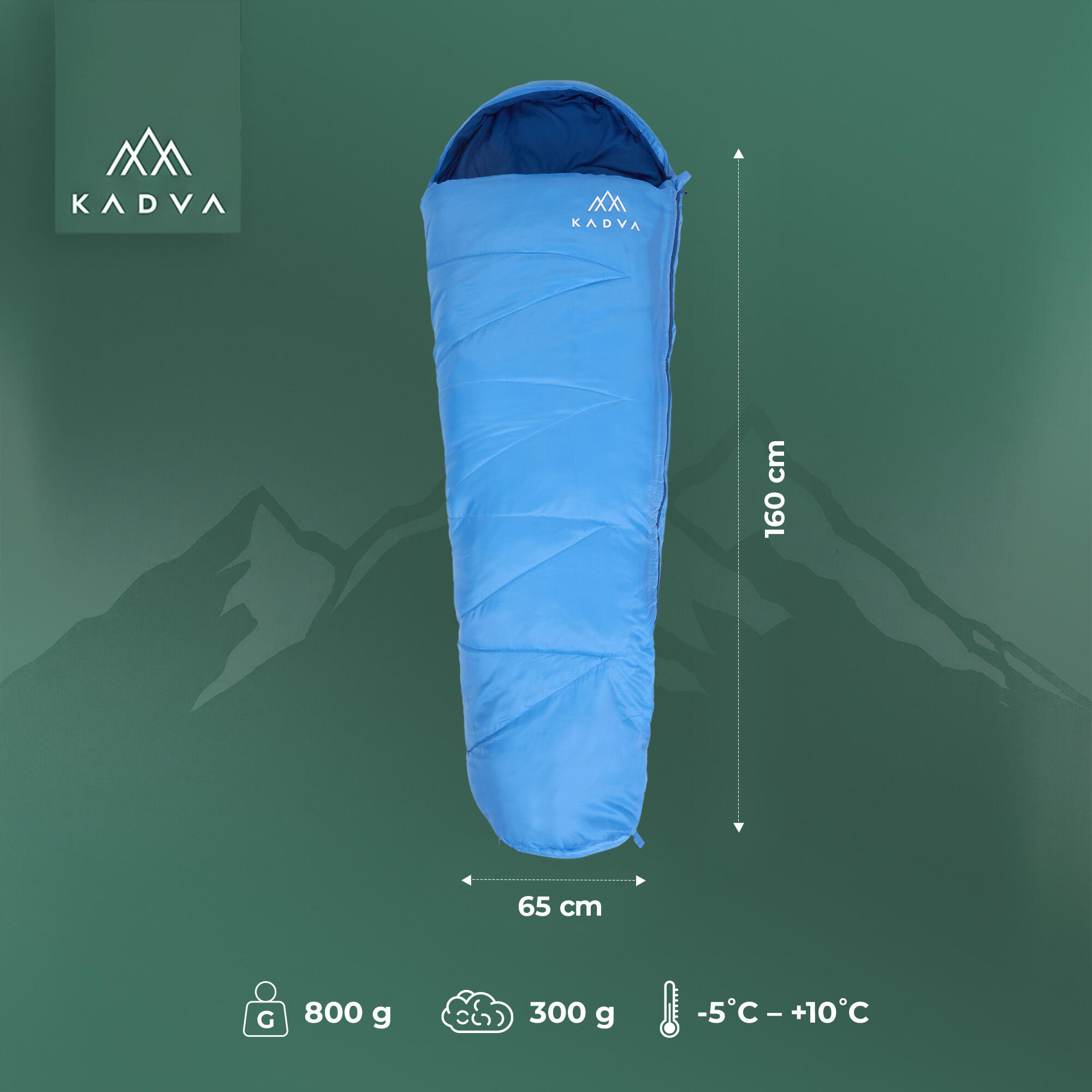 Kinder-Schlafsack KADVA Brunos 2/7